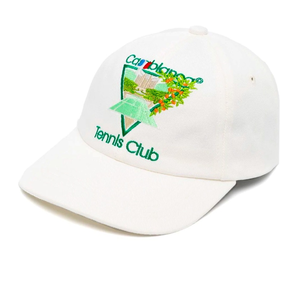 Conscious
Casablanca
embroidered-logo organic cotton cap